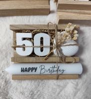Ensemble de décoration de table en bois pour 50e anniversaire