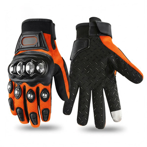 Custom Logo Personalized Vintage Touchscreen Full-Finger <b>Men</b> Moto Riders Cycling <b>Gloves</b> <b>Waterproof</b> Riding Motorcycle <b>Gloves</b> - Product Image 1