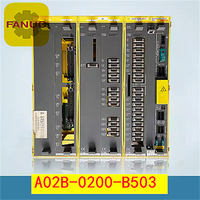A02B-0200-B503 Orijinal Fanuc 18i-A PLC Kontrol Paneli CNC HMI Operatör Arayüzü LCD MDI Modüler Kontrol Cihazı Ekranı Japonya 24V