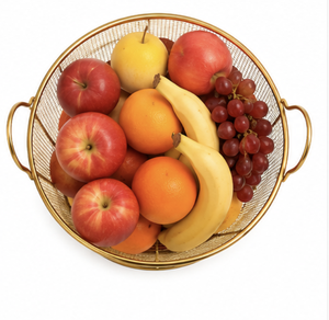 Panier à fruits en métal avec motif d'oiseau décoratif, corbeille à fruits en fil métallique, panier de rangement pour fruits et légumes sur comptoir de cuisine - Product Image 3