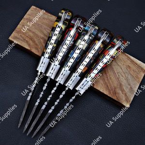 Couteau de poche pliant en acier Damas ultra-affûté, design unique fait main, qualité supérieure, EDC, survie, chasse, camping, tactique, OBM, OEM - Product Image 6