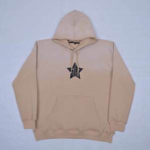 Sweat-shirts à capuche pour hommes en molleton de coton de qualité supérieure, avec logo personnalisé et impression sérigraphique sur le devant, manches longues. - Product Image 2