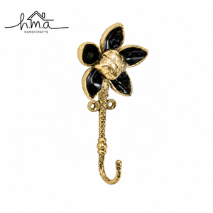 <b>Decorative</b> Brass Bird Branch Wall <b>Hook</b> Silver Finish Floral Design Heavy Duty <b>Coat</b> Hat Key Towel Robe Holder Home Decor - Product Image 2