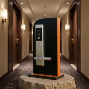Serrure de porte d'hôtel intelligente TES 705 SSB RFID, système de contrôle d'accès sécurisé par clé mobile pour l'hôtellerie, les hôtels, les complexes hôteliers, les chambres d'hôtes - Product Image 4
