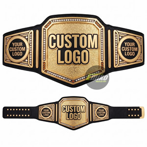 Wholesale Price 2026 New Custom <b>Wrestling</b> Championship Belt Zinc Alloy PU Leather Martial Arts Title Belt for Unisex Adults - Product Image 5