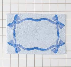 Tapis de bain de luxe 100 % coton, design tufté – Tapis de salle de bain doux, absorbants et antidérapants pour hôtel et maison - Product Image 3