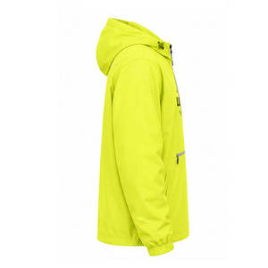 Custom <b>Men's</b> Hooded <b>Half</b> <b>Zip</b> Windbreaker <b>Jacket</b> Lightweight Waterproof Windproof Pullover OEM Logo Outdoor Wholesale - Product Image 4