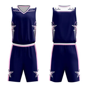 Maillots de basket imprimés en gros, grandes tailles, avec broderie du numéro d'équipe, uniformes respirants pour hommes - Product Image 3