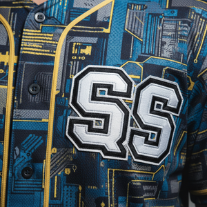 OEM Custom Design Baseball Jersey Sublimated Printed Full Button Short Sleeve Flag Mesh Fabric Custom <b>Name</b> Number - Product Image 4