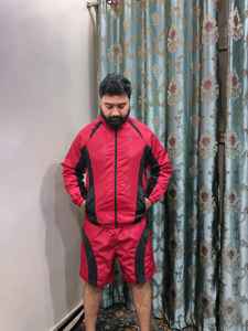 Chándal Personalizado de Spandex/Algodón Grueso, Ecológico, Transpirable, para Hombre, Chaqueta y Pantalones Impermeables con Diseño de Parches - Product Image 5