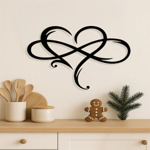 CIFbuy Decorazione da Parete in Ferro a Forma di Cuore, Design Geometrico Minimalista per Soggiorno e Camera da Letto, Servizio di Ritiro Disponibile - Product Image 4