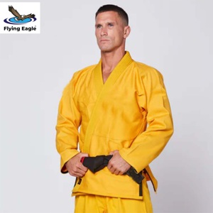 Ensemble d'uniformes d'arts martiaux en polyester/coton respirant personnalisé de qualité supérieure pour l'entraînement au Jiu-Jitsu avec vêtements de karaté pour l'exercice - Product Image 3