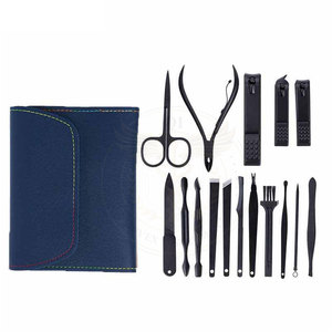 Kit de Manicura y Pedicura Profesional de Lujo, Portátil, de Acero Inoxidable y Cuero PU, Set de Cuidado de Uñas - Product Image 2