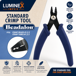 LUMINEX IMPEX LUB=113 <b>Long</b> <b>Nose</b> Stainless Steel Lightweight Smooth Work Jewelry Making Polishing Pliers - Product Image 1