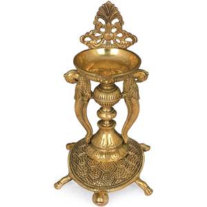 9 Inches Delightful Vastu Parrot Tall Lamp Handmade in India Carved <b>Tortoise</b> Base for <b>Home</b> Decor - Product Image 2