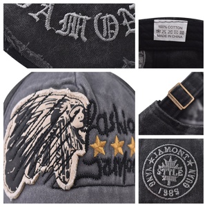 Gorra de Béisbol Vintage de 6 Paneles, Bordada, de Mezclilla, Ajustable, Unisex, para Adultos, 54-60 cm - Product Image 6