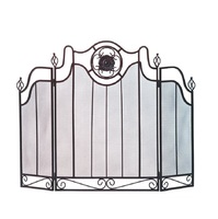 Paroi de protection contre le feu en métal, design tendance et nouveau, décoration intérieure, paroi de protection contre le feu en fer de style antique, fabrication artisanale