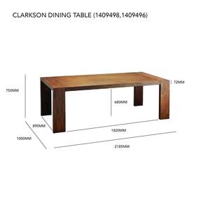 Table à manger en bois de grande taille de haute qualité pour 6/8 personnes, de forme rectangulaire, pour salle à manger et mobilier de maison - Product Image 5