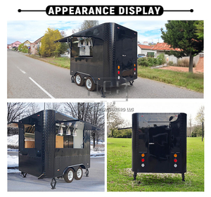 ACB Full Kitchen Square Food Cart 10ft-16ft BBQ Food Truck Trailer Beverage Truck <b>for</b> Restaurants and Food Trucks - Product Image 6
