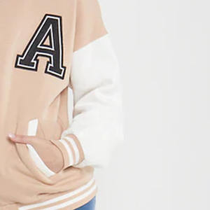 Chaqueta Varsity de Lona para Mujer, Elegante, Estampada, en Todos los Colores, Diseño Moderno, Impermeable, Resistente al Viento, Transpirable y de Secado Rápido - Product Image 2