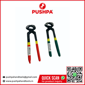 Pince industrielle en acier PUSHPA avec poignée ergonomique, couleurs rouge et verte, OEM pour usage en atelier - Product Image 2