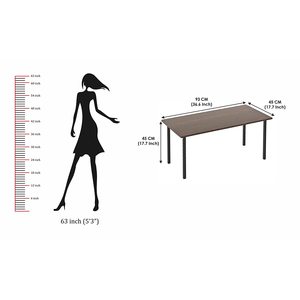 Mesa de Centro de Diseño Minimalista Gustowe - Product Image 6
