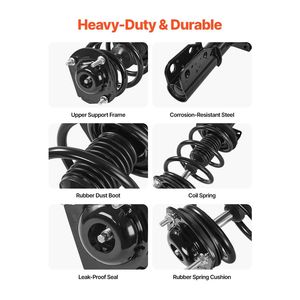 2 Pezzi Ammortizzatori Anteriori con Molla Elicoidale per GMC Acadia 2007-2012 e Buick 2008-2012, Sospensioni Tuning - Product Image 4