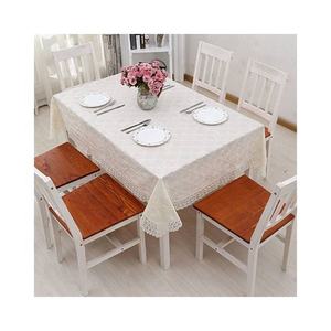 Mantel Desechable de Algodón de Lujo Estilo Chino, Impermeable, Resistente al Aceite, con Bordado de Encaje, Color Personalizado, para Bodas y Fiestas - Product Image 4