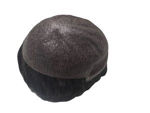 Bangladesh Taz Hair 100% Densité Remy Grade Perruque de toupet pour hommes avec base de peau Styles indiens crépus droits et vagues profondes - Product Image 3