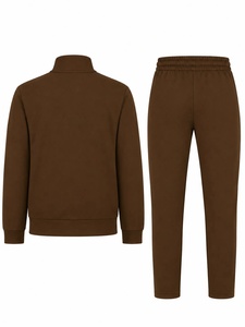 Men Winter Fleece Tracksuit Set Long Sleeve Zipper <b>Jacket</b> and Sweatpants Casual Sports <b>Gym</b> Jogger Suit Breathable Streetwear - Product Image 6