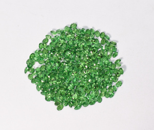 Pierre précieuse naturelle Tsavorite taille poire 4x3 mm, qualité Eye Clean, pierre brute pour bijoux - Product Image 4