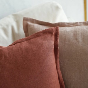 ปลอกหมอนสไตล์ผ้าทอแบบเรียบ ปิดด้วยผ้าคลุม ปลอกหมอนตกแต่งบ้าน - Product Image 6