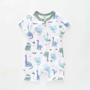 Latest Quality Antique Cotton Summer Rompers for Infants Best Baby Short Sleeve Newborns Comfortable Cotton Fabrics at Wholesale - Product Image 3