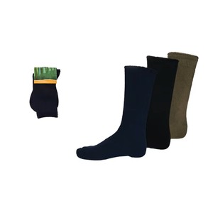 <b>Men's</b> Crew <b>Socks</b> Solid Color Knitted Cotton Breathable Casual Daily Wear Autumn Standard <b>Thickness</b> Regular Style - Product Image 1