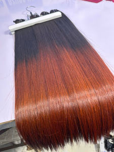 Nouvelles extensions de cheveux tissées ombrées, cheveux humains vietnamiens purs, styles lisses, ondulés et bouclés, provenant de lots complets de Remy. - Product Image 4