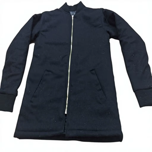 <b>Men's</b> <b>Black</b> Stand Collar Zip Up Jacket Casual Slim Fit Short <b>Coat</b> Outerwear Custom Design OEM ODM Wholesale Manufacturer - Product Image 3