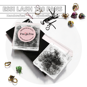 ขนตาปลอมแบบ100% ทำด้วยมือวัสดุ PBT 8-18มม. ต่อขนตาปลอมแบบ3D-40D - Product Image 3