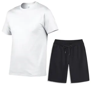 Conjunto de Verano para Hombre, Camiseta de Manga Corta y Pantalones Cortos, Estilo Casual, para Deporte, Dos Piezas, Oferta - Product Image 4
