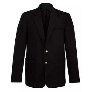 Blazer Escolar Estilo Británico, Nuevo Modelo 2023, Personalizado, Corte Entallado, Color Negro, Diseño de Blazer Escolar para Adolescentes - Product Image 3