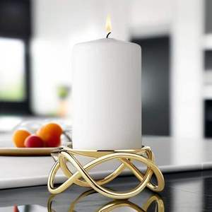 Porte-bougie en métal parfumé de luxe, écologique, pour la décoration de la maison, cadeau de mariage, design élégant - Product Image 3