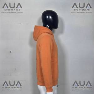 Sudadera con Capucha Naranja para Hombre AUA, Corte Regular, Felpa de Algodón, Estilo Casual para Otoño - Product Image 2