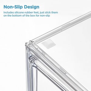 Organizador de Botellas de Bebé de Acrílico Transparente de 3 Niveles Ajustables, Caja de Almacenamiento para el Hogar y la Organización - Product Image 5