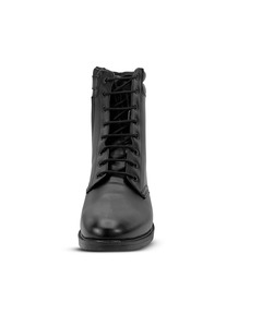 Botas de seguridad negras hasta media pantorrilla con cordones, calzado de trabajo, calzado protector para uso industrial y exterior - Product Image 1