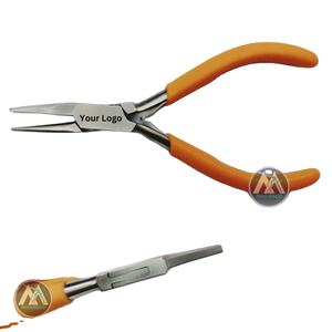 Alicates de punta plana con logotipo privado con mango suave - Product Image 5