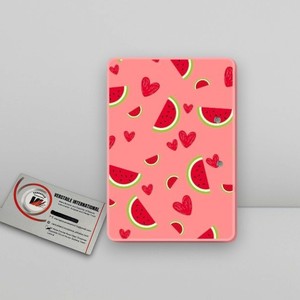Palette magnétique rectangulaire en plastique à motif pastèque rose pour extensions de cils, idéale pour les artistes en cils et l'emballage. - Product Image 3