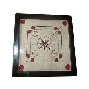 บอร์ด Carrom ไม้ที่ดีกว่าดีไซน์แบบดั้งเดิมสำหรับการจับคู่ครอบครัวและคลับที่มีให้เลือกหลายแบบและขนาด - Product Image 1