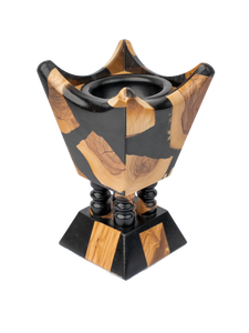 FAIZA CRAFT Handmade Eco-Friendly Epoxy Resin Mango Wood Bakhoor Burner Oud Incense Madhkan Mubkhar Decorative Ramadan <b>Eid</b> Gift - Product Image 5