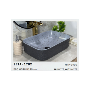 Lavabo de Cerámica Artístico de Diseño para Encimera, Lavabo Tipo Vaso para Decoración de Baños de Primera Calidad - Product Image 1