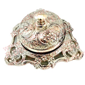 กระดิ่งทองเหลืองชุบนิกเกิลสำหรับตกแต่งโต๊ะดีไซน์ใหม่โต๊ะโรงเรียนและร้านอาหารใช้สั่งซื้ออาหาร - Product Image 1