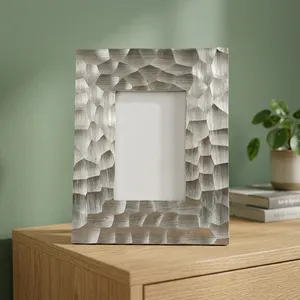 Handmade Agate Quartz Marble Photo <b>Frame</b> Luxury Rectangular Tabletop Picture Display Modern Home Office Decorative Gift Premium - Product Image 4